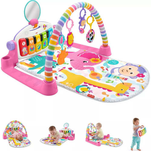 Deluxe Kick n Play Piano Gym - Pink