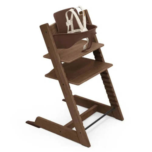 Stokke - Tripp Trapp Chair + Baby Set² Bundle - Oak Warm Brown