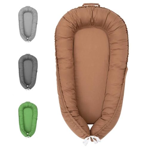 Baby Lounger for Newborn, Portable Infant Nest for 0-24 Months, Soft Breathable Co Sleeper for Bed & Floor, Infant Lounger Baby Essentials for Travel and Home