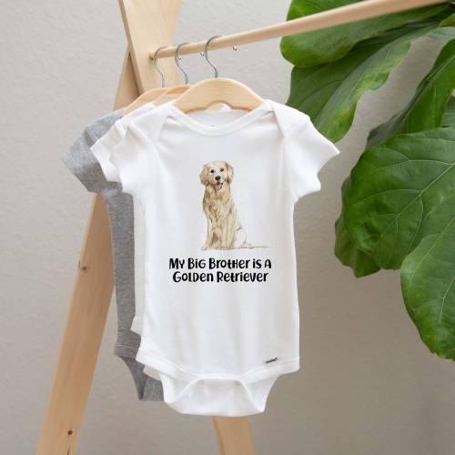Golden Retriever Baby Onesie® - Size 3-6M