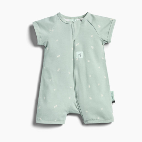 ergoPouch Short Sleeve Romper 0.2 TOG - Sage, 6-12 M