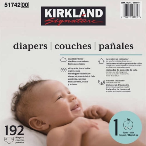 Kirkland Signature Diapers Size 1 | Costco