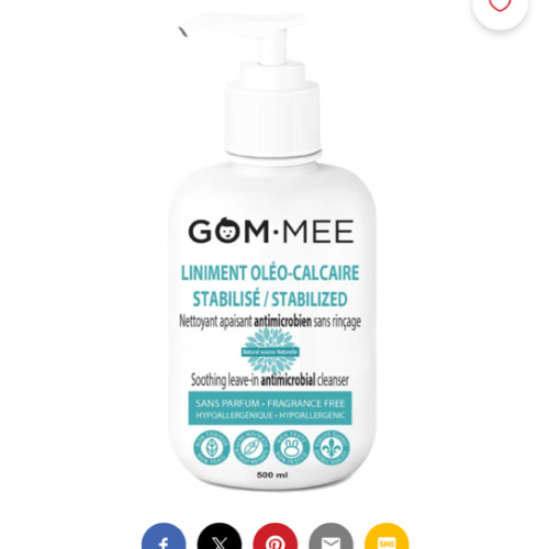 Gom-mee Stabilized Olio-Limestone Liniment 500ml - Clement