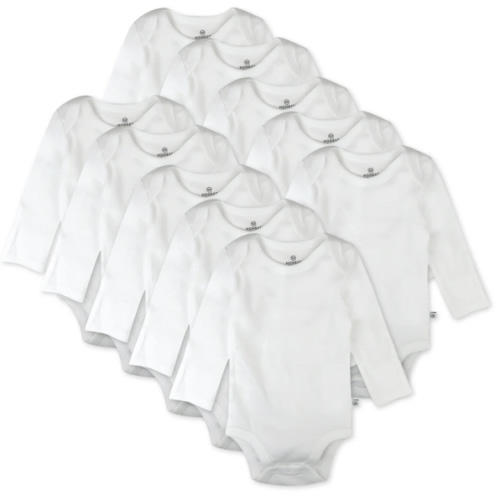 10-Pack Organic Cotton Long Sleeve Bodysuits | Honest Baby Clothing