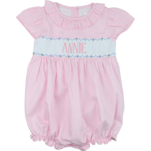 Pink Pique Custom Smocked Bubble – Cecil & Lou
