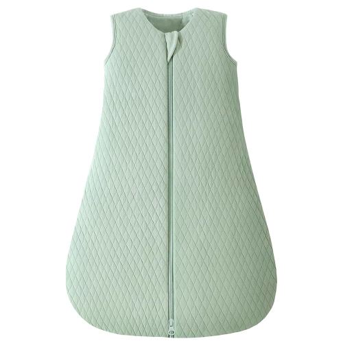 Yoofoss Baby Sleep Sack 0-6 Months TOG 2.5 Winter Baby Wearable Blanket, 100% Organic Cotton Infant Sleeping Sack 2-Way Zipper Warm Quilted Sleep Sack