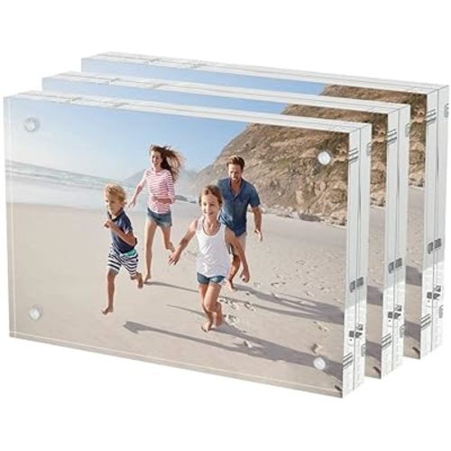 4x6 Acrylic Picture Frames 3 Pack