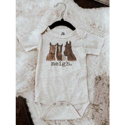 Neigh Onesie Short Sleeve