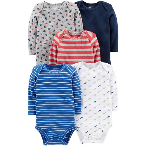 Simple Joys by Carter's Unisex Babies' Long-Sleeve Bodysuit