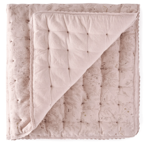 Quilted Chambray Blanket