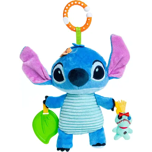KIDS PREFERRED Disney Baby Lilo & Stitch - Stitch On The Go Activity Toy 12  Inches, Blue
