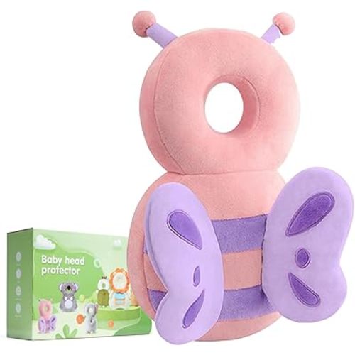 Baby Fall Back Head Protector - Baby Head Protector Backpack for Crawling Walking Gifts, Adjustable Toddlers Head Safety Pad Cushion