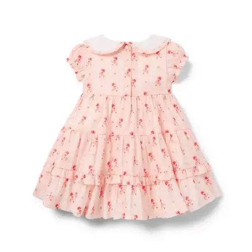 Baby Ditsy Floral Collared Dress