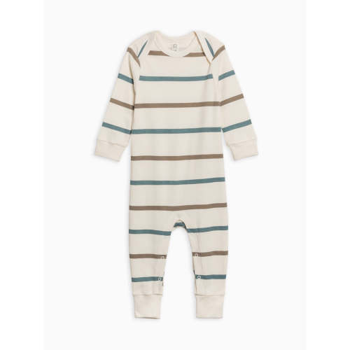 Max Stripe / Teal + Taupe / 0-3M