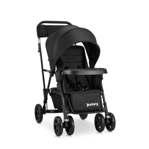 Caboose LX Sit and Stand Tandem Double Stroller - Black