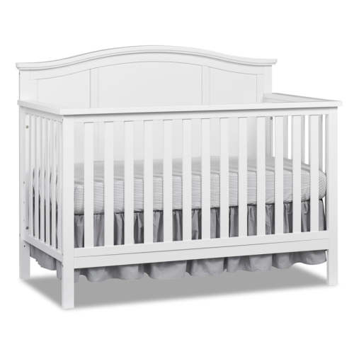 Emerson 4-in-1 Convertible Baby Crib - White