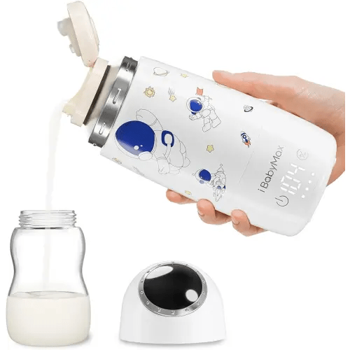 Bottle Warmer, Portable Bottle Warmer for Travel, 10400mAh Battery Portable Milk & Water Warmer on The go with Fast Heating, Charging, Accurate Temperature Control & LED Display