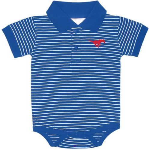 Two Feet Ahead Striped Short Sleeve Golf Polo Baby Bodysuit Creeper Infants University College Officially Licensed