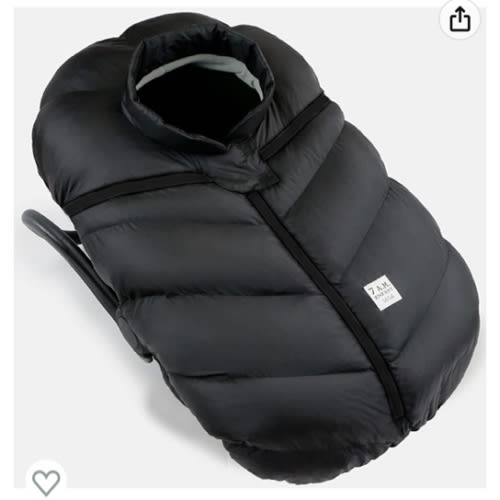 7AM Car Seat Cocoon (Black)