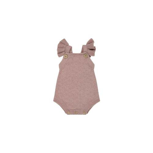 Jamie Kay- Mia Knitted Romper- Vintage Mauve Marle