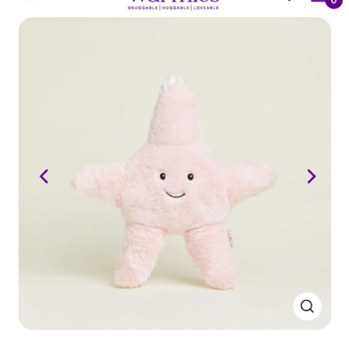 Warmies Starfish Stuffed Animals | Weighted Starfish Plush
