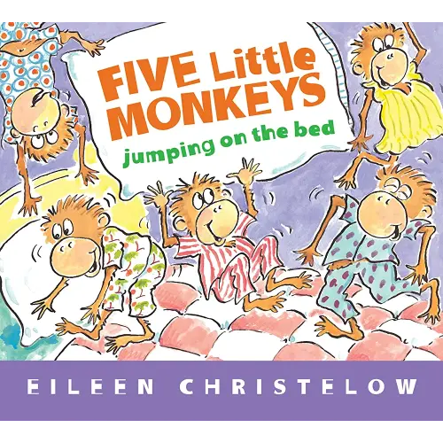 Five Little Monkeys Jumping on the Bed Padded Board Book (A Five Little Monkeys Story)