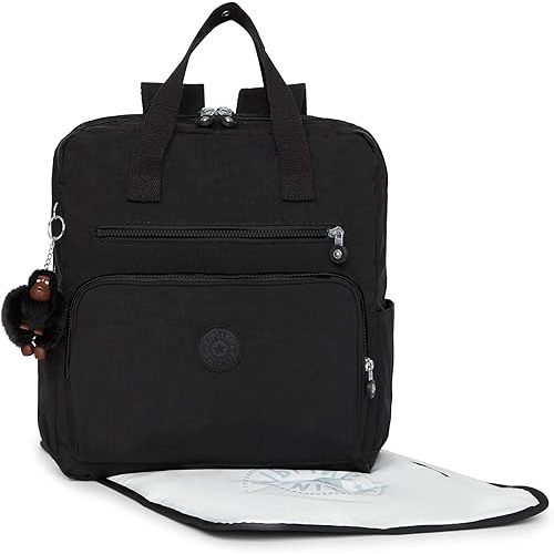 Kipling Audrie Backpack Diaper Bag Black Tonal (Black Tonal)
