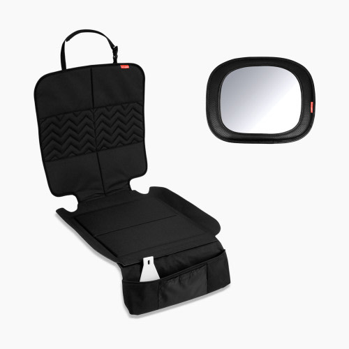Skip Hop Backseat Mirror & Car Seat Protector Car Seat Bundle