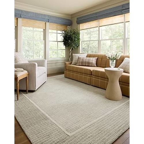 Loloi Chris Loves Julia Briggs Collection BRG-01 Sage/Ivory 5'-0" x 7'-6" Area Rug