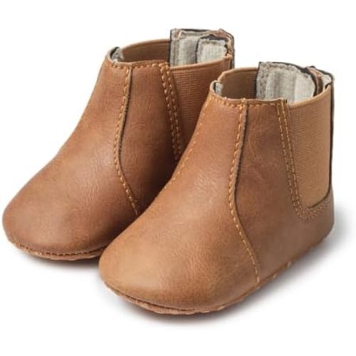 Meckior Baby Girls Cowboy Tassel Boots Side Zipper Moccasins Soft Bottom Non-Slip Toddler Shoe