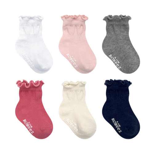 Frilly Girly 6-Pack Baby Socks