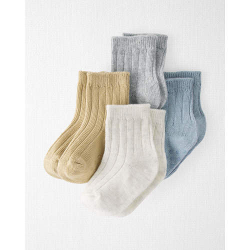 Baby 4-Pack No Slip Socks - Style,Multi