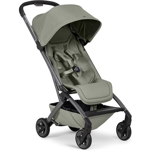 Joolz Aer2 Lightweight Travel Stroller for Baby & Toddler – Ultra-Compact One-Hand Foldable Stroller, Reclining Seat, UPF 50+ Canopy, Adjustable Leg Rest, Carry-On & Airplane Approved (Sage Green)