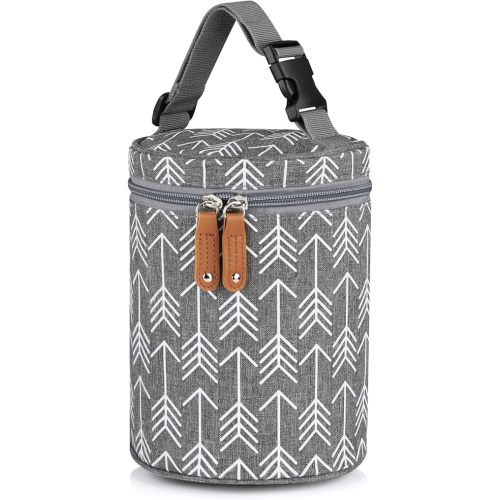 Accmor Breastmilk Cooler Bag, Insulated Baby Bottle Cooler Tote Bags, Baby Bottle Warmer Cooler Bag, Baby Bottle Bag Great for Nursing Mom Daycare