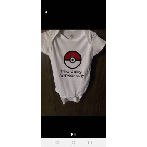 Pokemon onesie/ bodysuit/ pokeball