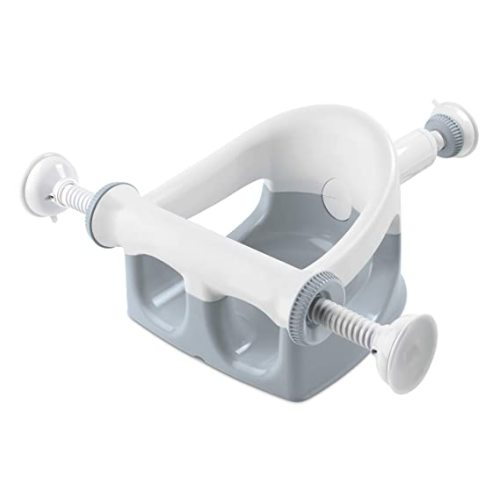 Summer My Bath Seat (Gray) – Baby Bathtub Seat for Sit-Up Bathing, Provides Backrest Support and Suction Cups for Stability – This Baby Bathtub is Easy to Set-Up, Remove, and Store