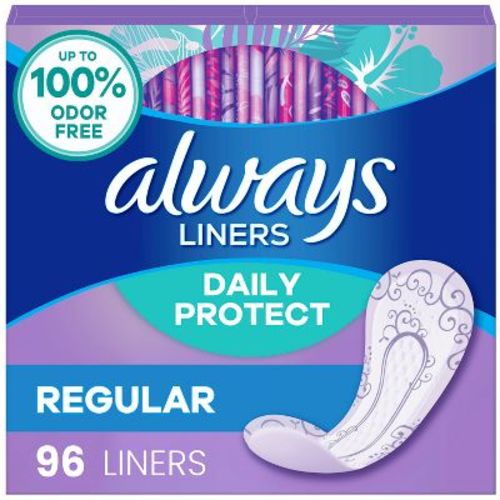 Always Daily Protect Panty Liner - Regular - 96ct