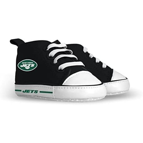 MasterPieces - NFL Baby Pre-Walkers Shoes, Officially Licensed, High Top Sneakers, Soft Anti-Slip Soles, Boys and Girls, 0-6 Months