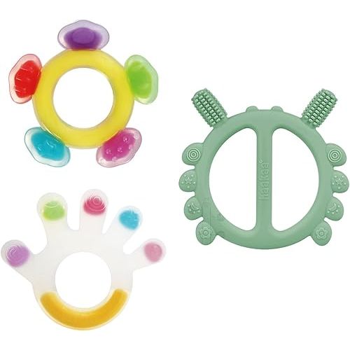 Haakaa Silicone Teether Set-Baby Freezer Teething Toy - Soft Cold Teether - Soothe Teething Pain & Itching Gums - Perfect Size-Baby Freezer Teething Toy - Soft Cold Teether
