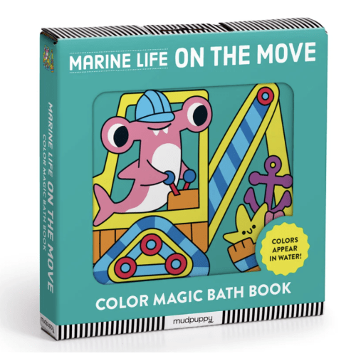 Marine Life On the Move Color Magic Bath Book - Mudpuppy