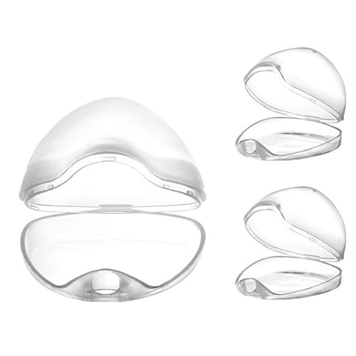 Accmor Pacifier Case, Pacifier Holder Case, Pacifier Container for Travel, BPA Free, Transparent, 3 Pack - 3 Count