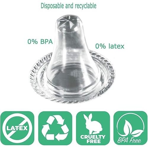 500 Counts Ear Thermometer Probe Covers Refill Caps Lens Filters for All Braun Thermometer Models Thermometers, Disposable Covers for Digital Ear Thermometers (500)