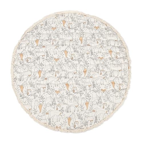 Crane Baby Activity Mat, Baby Play Mat for Boys and Girls, Woodland Animals, 40" x 40", Baby Must Haves, Infant Play Mat, Tummy Time Baby Floor Mat, Kids Play Mat, Tummy Time Mat, Tummy Time Toys