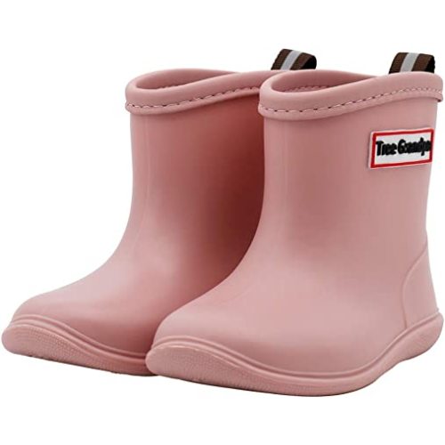 Toddler Rain Boots Baby Rain Boots Short rain boots for toddler Easy-on Lightweight and Waterproof