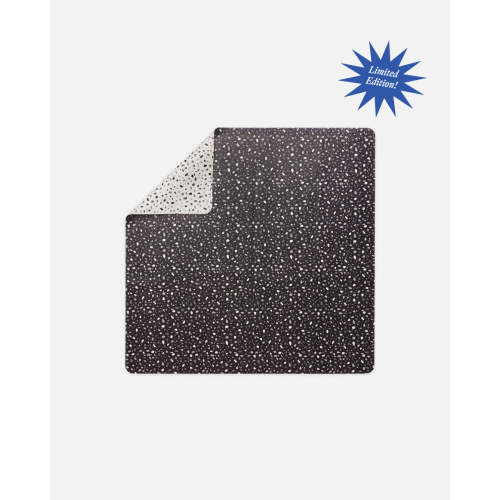 Splat Mat - Black & White Terrazzo
