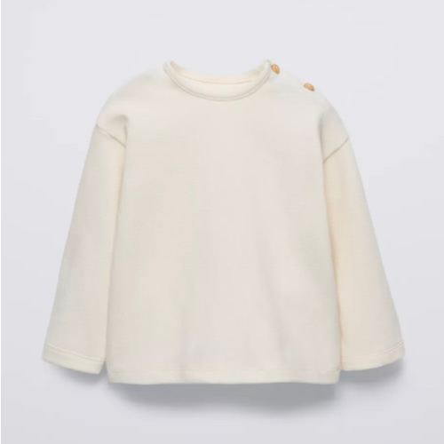 SOFT TOUCH T-SHIRT - Light ecru | ZARA United States
