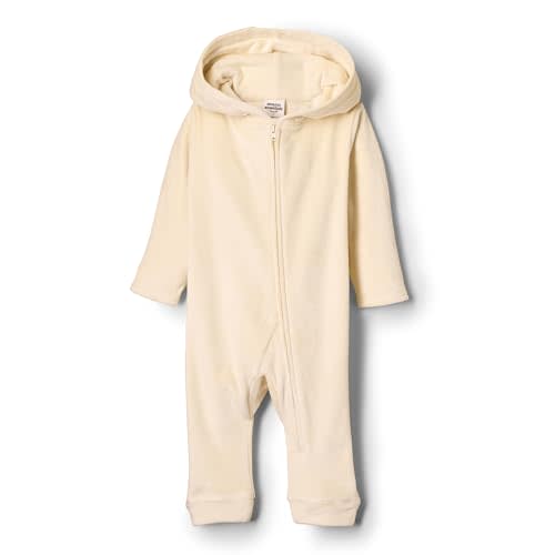 Amazon Essentials x Sofia Grainge Unisex Babies' Velour Hooded Coverall