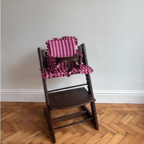 Wipeable Cushion the Stokke Tripp Trapp Highchair - Raspberry Ripple