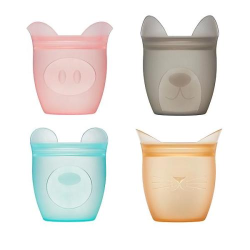 Zip Top Baby Snack Container Set of 4