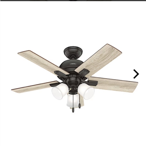 Hunter Crystal Peak with 3 Lights 44 inch – Hunter Fan